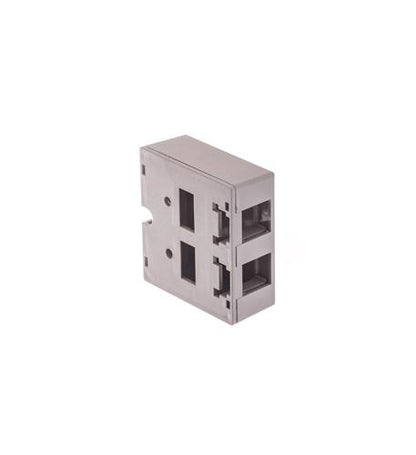 SURFACE MOUNT BOX, 2-PORT, GRAY