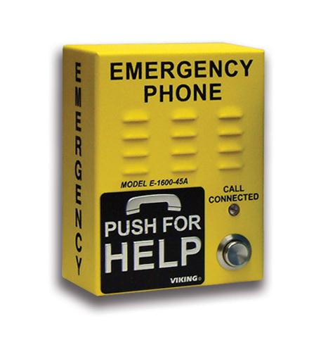 VoIP Emergency Phone with Voice,Yellow