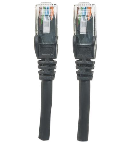 CAT6e BOOT PATCH CORD 2 FT BLACK