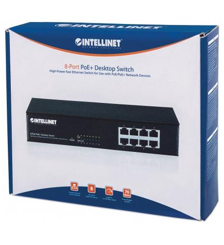 8 Port POE 10/100 Desktop Switch
