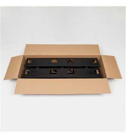 VERT CHANNEL W/ PLASTIC COVER,40in, 4 PK