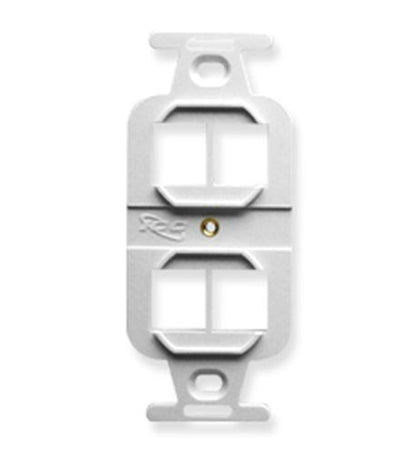 INSERT, ELECTRICAL, HD, 4-PORT, WHITE