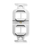INSERT, ELECTRICAL, HD, 4-PORT, WHITE