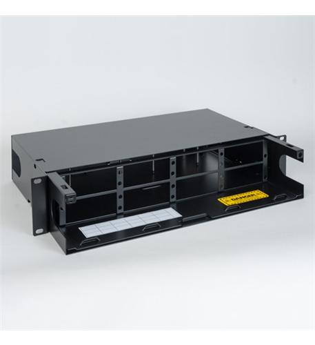 RACK ENCLOSURE, FIBER, 8-PANEL, 2 RMS