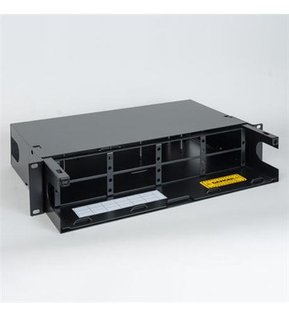 RACK ENCLOSURE, FIBER, 8-PANEL, 2 RMS