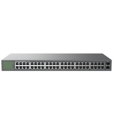 Unmanaged Network Switch, 48xGigE, 2xSFP