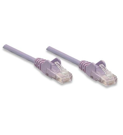 CAT5e BOOT PATCH CORD 5 FT PURPLE