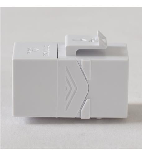 MODULE, COUPLER, CAT5e WHITE