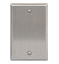 FACEPLATE 1 GANG BLANK STANLESS STEEL