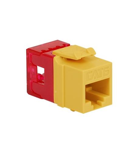 MODULE, CAT 6, HD, 25PK, YELLOW