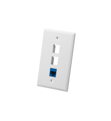 FP03PWH-SPK FACEPLATE 25 PK WHITE