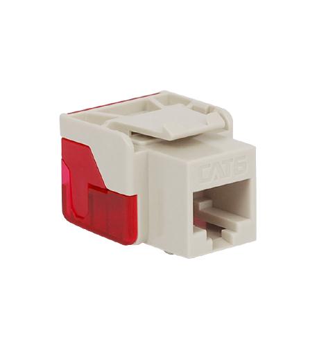 MODULE, CAT 6, EZ, 400 PK, WHITE