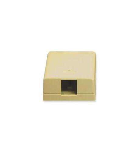 SURFACE MOUNT BOX, 1-PORT, 25PK, IV