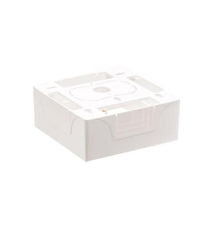 MOUNTING BOX, 2-GANG, WHITE