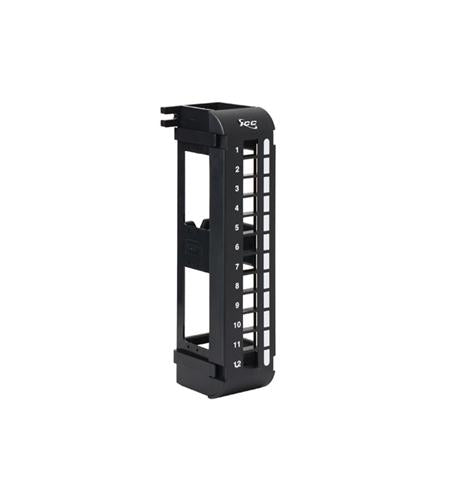PATCH PANEL, BLANK, VERTICAL, HD,12-PORT