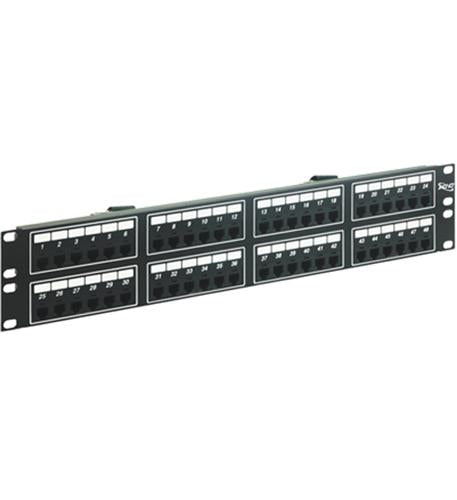 PATCH PANEL,F TELCO,8P4C,48-PORT,2RM