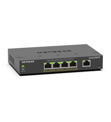 5 Port GB HP PoE Smart Plus