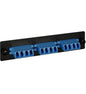 LGX ADAPTER PANEL, 3 QUAD LC,12F,BLUE,SM