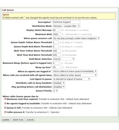 8211213 Distribute Calls up to 10 queues
