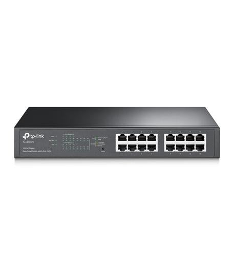 16-Port Gigabit Easy Smart Switch, 8 POE