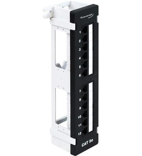 CAT5E PATCH PANEL 12 PORT