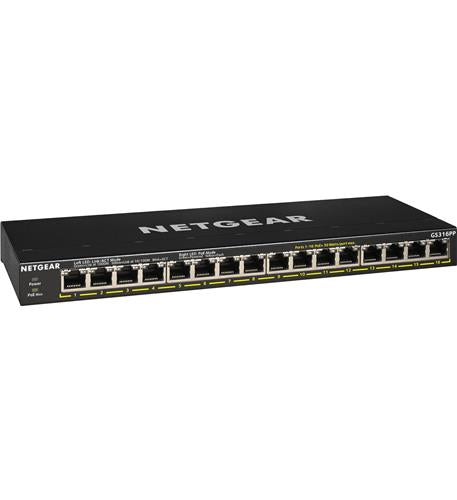 16 PORT GIG POEplus SWITCH