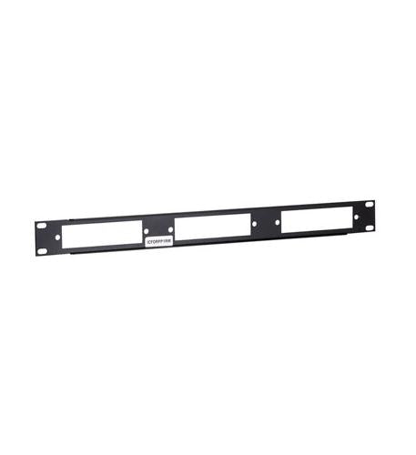 PATCH PANEL, BLANK FIBER, 3-PANEL, 1RMS