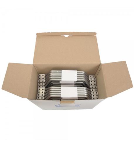 D-RING, METAL, CABLE MGMT, 2in, 100 PK