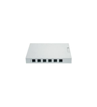 SURFACE MOUNT BOX, 12-PORT, WHITE