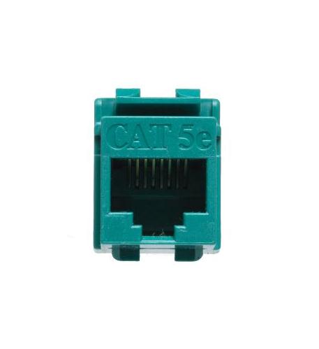 MODULE, CAT 5e, HD, GREEN
